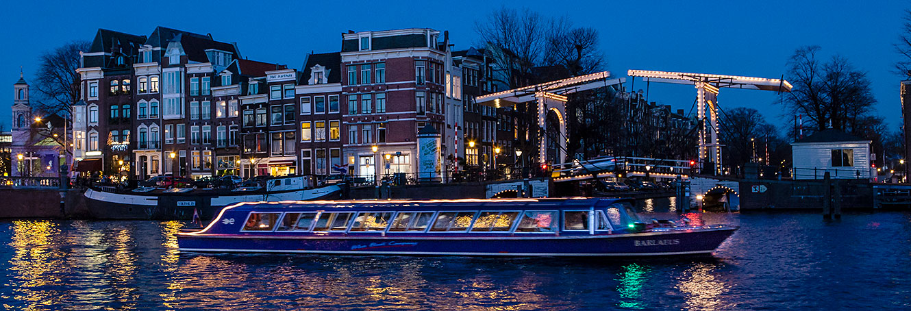 evening cruise amsterdam blue boat